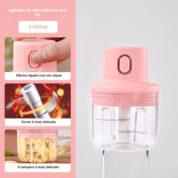 Mini Processador Elétrico de Alimentos