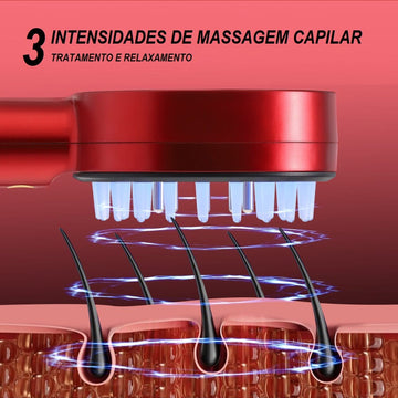 HairVibe – Escova Massageadora para Cabelo e Couro Cabeludo